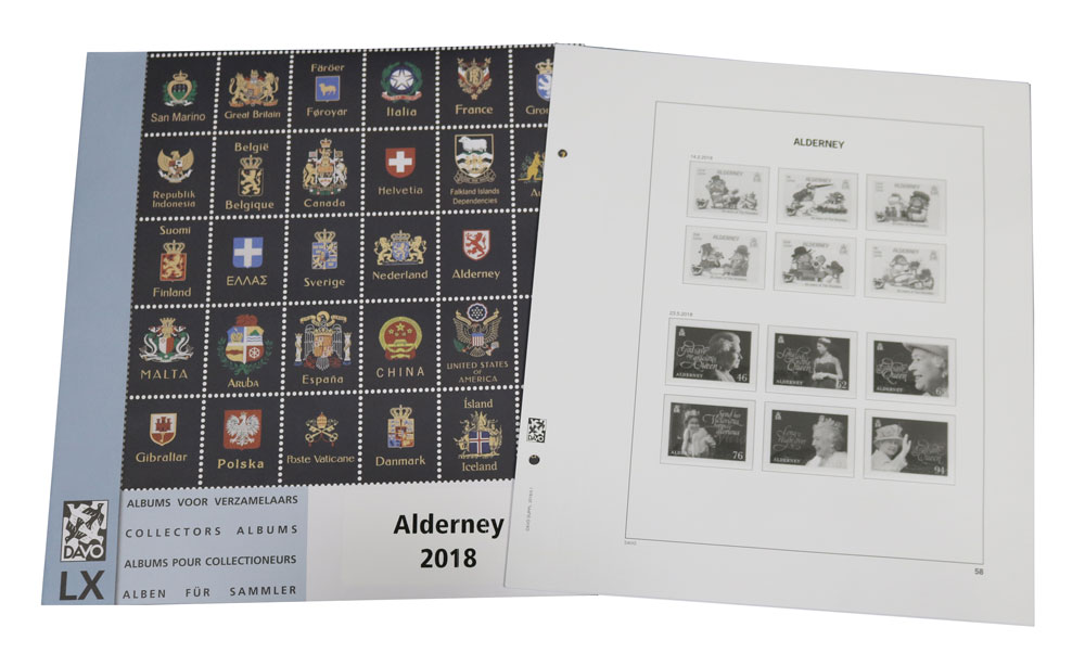 Alderney 2018 Luxury Hingeless Supplement